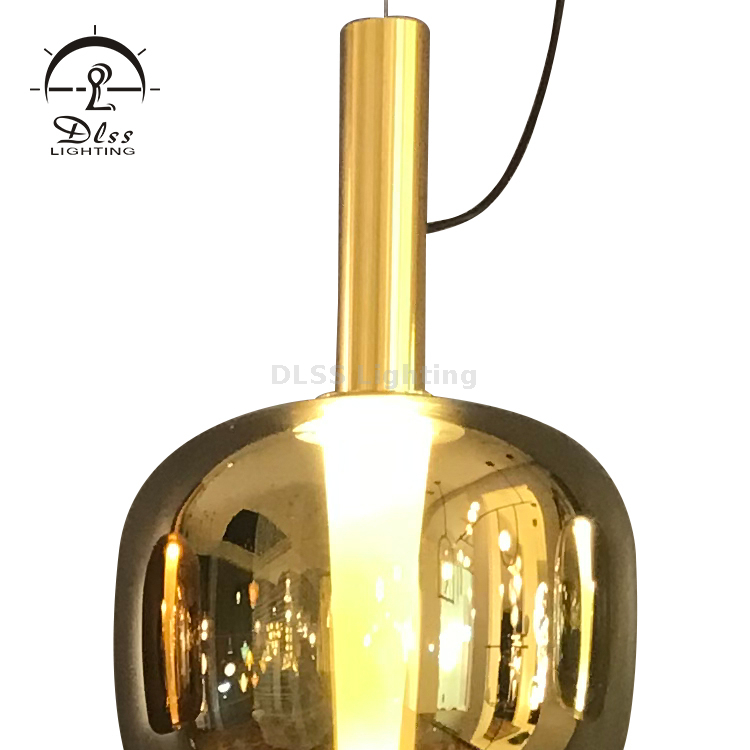 DLSS Lampadare Home Decor مصباح أرضي زجاجي كبير بزجاجة كبيرة من الذهب / الفضة / النحاس