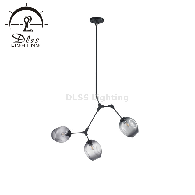 DLSS Lighting مصباح سقف معلق قابل للتعديل لثريا Sputnik الحديثة